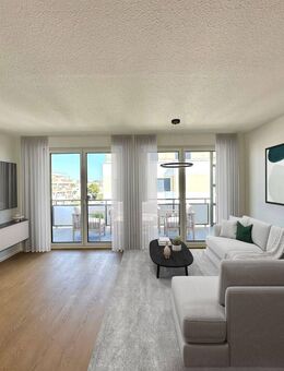 Neubau 3 - Zimmer Wohnung im Erdgeschoss mit Blick in den projekteigenen Park. - Sindelfingen