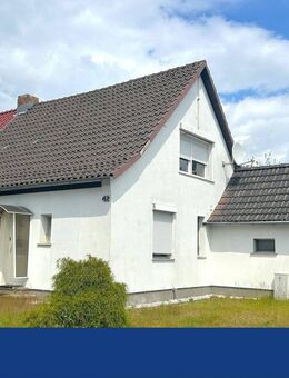 Oranienburg OT Zehlendorf - Doppelhaushälfte auf großem Grundstück - Oranienburg