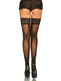Stockings halterlos mit Spitze - Pullach (Isartal)