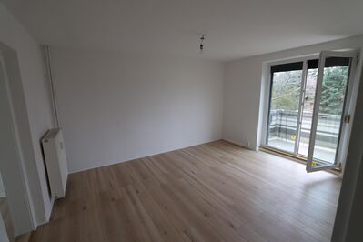 * Frisch renovierte Wohnung mit Balkon in saniertem Wohnhaus in grüner Ruhiglage - Röblingen am See *
