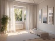 Geschmackvolle, sanierte 3-Raum-Wohnung mit gehobener Innenausstattung mit Balkon in Düsseldorf - Düsseldorf