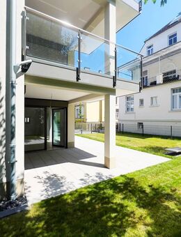 Wiesbaden-Dichterviertel: Exklusive Neubau-Terrassenwohnung mit Garten & Designer-Küche - Wiesbaden