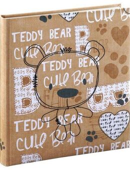 Hama Fotoalbum Kinderalbum "Bernd", 29x32 cm, 50 weiße Seiten, max. 200 Fotos, Bär