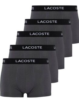 Lacoste Boxershorts (Packung, 5-St., 5er-Pack) mit Lacoste-Schriftzug am Bund