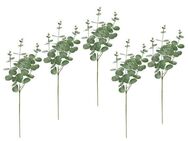 Kunstzweig Künstlicher Zweig Eukalyptus Eukalyptus, I.GE.A., Höhe 60 cm, 5er Set Dekozweig Deko für Girlande Kranz Weihnachtsdeko Einzelblume