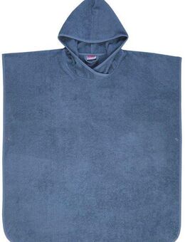 Wörner Badeponcho Badeponcho Uni, Baumwolle, Kapuze, maschinenwaschbar, trocknergeeignet