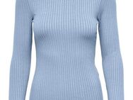 JDY Langarmbluse JDYFRANSISKA L/S HIGHNECK TOP JRS NOOS mit gewellten Säumen