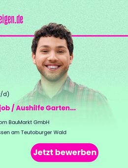Minijob / Aushilfe Garten (m/w/d) - Dissen (Teutoburger Wald)