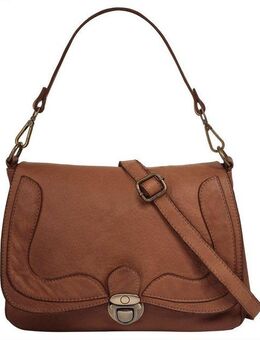 Samantha Look Umhängetasche, echt Leder, Made in Italy