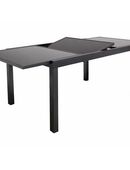 Garten Gartentisch Aluminium Schwarz ausziehbar Set253232 in 42105