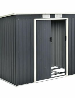 Gartenhaus Geräteschuppen Gerätehaus Schuppen aus Metall mit Pultdach XL - Wuppertal