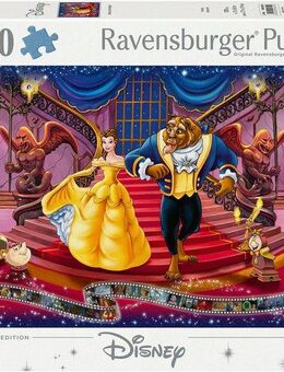 Ravensburger Puzzle Collector's Edition - Disney Classics, Die Schöne und das Biest, 1000 Puzzleteile, Made in Germany