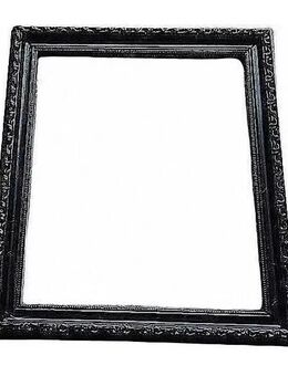 Leerrahmen Bilderrahmen-Holz-Barock-Sondermaße-alle Größen möglich 392 Schwarz-Matt - Holzminden