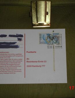 Olympiade Moskau 1980 Postkarte Olympische Spiele Briefmarke BRD Faksimilie Repro 1983 - Bottrop