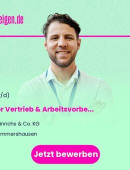 Leiter Vertrieb & Arbeitsvorbereitung (m/w/d) - Dommershausen