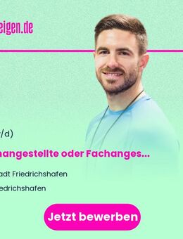 Fachangestellte oder Fachangestellter für Bäderbetriebe (20 - 100 %) - Friedrichshafen