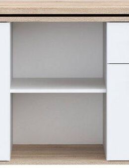 FORTE Schreibtisch Aliklia, multifunktional, Tischplatte ausschwenkbar, mit Rollen, Sideboard