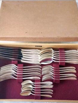 30 teiliger Besteckkasten in Silber Patent WMF 90 / 30 , Modell 2200 - Hannover