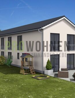 EINE HÄLFTE IST VERKAUFT Doppelhaushälfte massiv schlüsselfertig mit Grundstück in Waldbüttelbrunn - Hettstadt