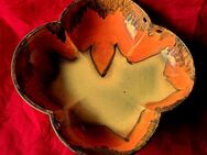Rarität!!Dekorative alte Steingut Schale in den typischen, gedeckten  Farben der 40er/50er oder 60er Jahre - Niederfischbach