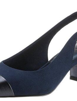 MARCO TOZZI Slingpumps, Abendschuh, Sommerschuh, Blockabsatz, in modischer Karreeform