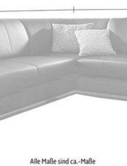 TRENDMANUFAKTUR Ecksofa Rondo wahlweise mit Schlaffunktion, bequeme Armlehnen, Bestseller, L-Form, wahlweise mit Federkern bestellbar, Füße chromfarben