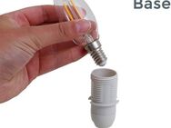 B.K.Licht Tischleuchte, ohne Leuchtmittel, Tischlampe, Stoff, Nachttisch-Leuchte, Wohnzimmerlampe, E14, grau