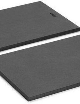 WOLL Frühstücksbrett Woll Cut & Serve, 27 x 15 cm, 2-tlg. Frühstücksset, Holzpapierfaser, (2-St), aus FSC®-zertifiziertem Papierverbundstoff