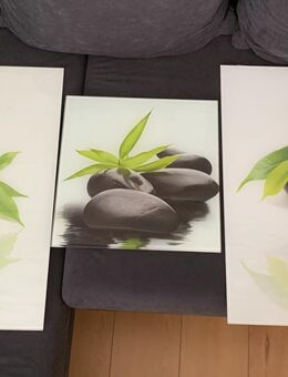 3 Glasbilder (2x 50x50 cm) und (1x 30x30 cm) - Hennef (Sieg)