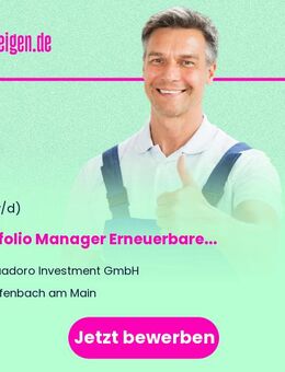 Portfolio Manager (m/w/d) Erneuerbare Energien - Offenbach (Main)