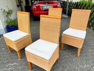 4 Esstischstühle aus Korbgeflecht - Bonn