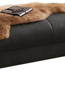W.SCHILLIG Polsterhocker piedroo, Designsofa mit tollem Sitzkomfort, bequem, L-Form, Füße in Silber matt