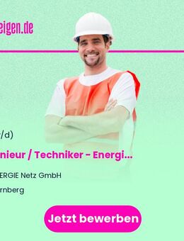 (Wirtschafts-)Ingenieur / Techniker - Energiewirtschaft (m/w/d) Vollzeit / Teilzeit - Nürnberg