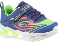 Skechers FLEX-GLOW ULTRA LIGHTS Lauflernschuh, Blink,-Klettschuh zum Schlüpfen, Neon, Größenschablone zum Download