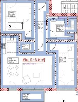 Neubauvorhaben 3 Zimmerwohnung mit Balkon inkl. Tiefgaragenstellplatz in Vöhringen provisionsfrei zu verkaufen - Vöhringen (Bayern)