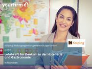 Lehrkraft für Deutsch in der Hotellerie und Gastronomie - München