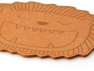 Continenta Servierbrett, Kunststoff, (1-St), Löwe, Duracore braun 23,3x17x0,6 cm