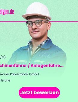 Maschinenführer / Anlagenführer / Mitarbeiter Produktion - Schleiferei (w/m/d) - Karlsruhe