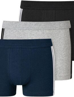 Schiesser Boxer "95/5" (3er-Pack) mit softem, tonalem Bund, kontraststarke Seitenstreifen