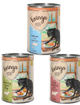 Sparpaket Feringa Selected Recipes 24 x 400 g - Mixpaket: Lamm, Rind, Lachs