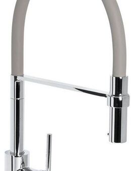 CORNAT Spültischarmatur Druckgusskörper, chrom - 360° schwenkbarer Silikon-Auslauf Mit Brause-Arretierung/ Hochdruck-Armatur/ Küchenarmatur /Wasserhahn