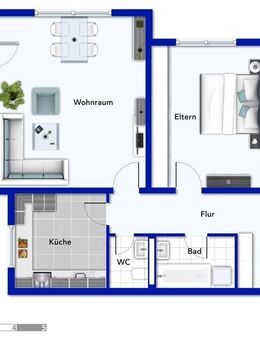 Ein faires Angebot, gepflegte 3 Zimmerwohnung mit Garagenstellplatz - Köln