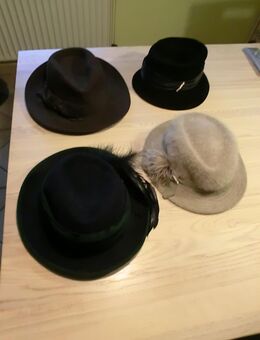 4 alte Hüte von Oma und Opa Mayser usw Vintage - Hamburg