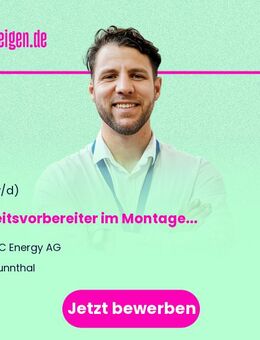 Arbeitsvorbereiter (m/w/d) im Montagebereich - Brunnthal