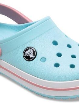 Crocs Crocband Clog K Clog Sommerschuh, Schlappen, Hausschuh, Badeschuh mit Kontrast-Akzenten