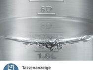 Philips Wasserkocher HD9396/90 7000 Series, doppelwandig, mit 6 Temperatureinstellungen, 1,7 l, 2200 W, aus lebensmittelechtem Edelstahl, mit Warmhaltefunktion