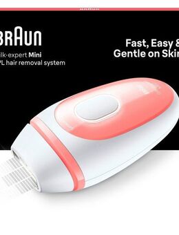 Braun IPL-Haarentferner Silk-expert PL1000, Mini-Haarentfernungsgerät, kompakte Größe für unterwegs
