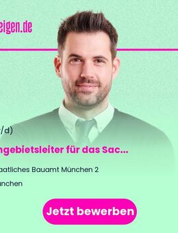 Sachgebietsleiter (m/w/d) für das Sachgebiet VOB (Vergabe- und Vertragsordnung für Bauleistungen) - München