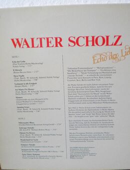 Walter Scholz-Echo der Liebe-Vinyl-LP,1985 - Linnich