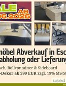 Büromöbel Abverkauf in Eschborn - Möbel in Ahorn-Dekor in 63303